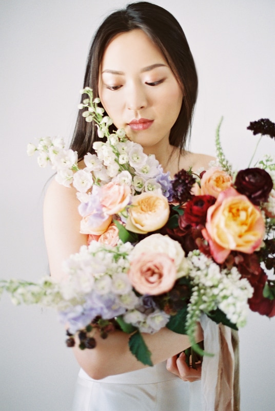 Style Me Pretty - Bouquet Price Comparisons - Beauty Editorial Photography