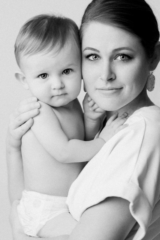 Mother+Son, Timeless Black and White Portrait