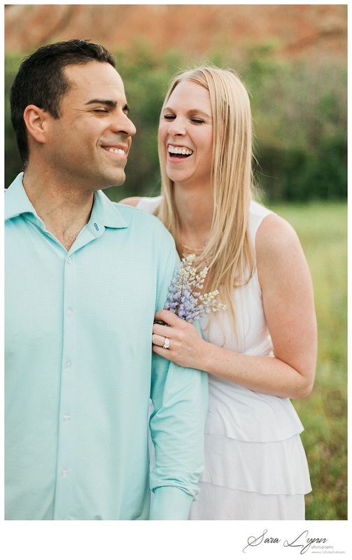 Summery Colorado Engagement Session with Pastel Outfits