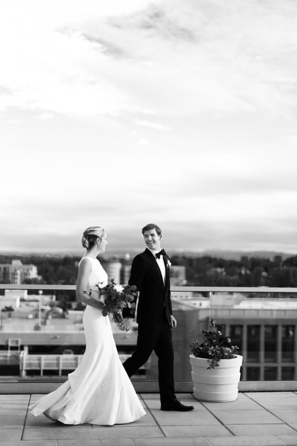 Modern Wedding at The Halcyon Hotel in Cherry Creek