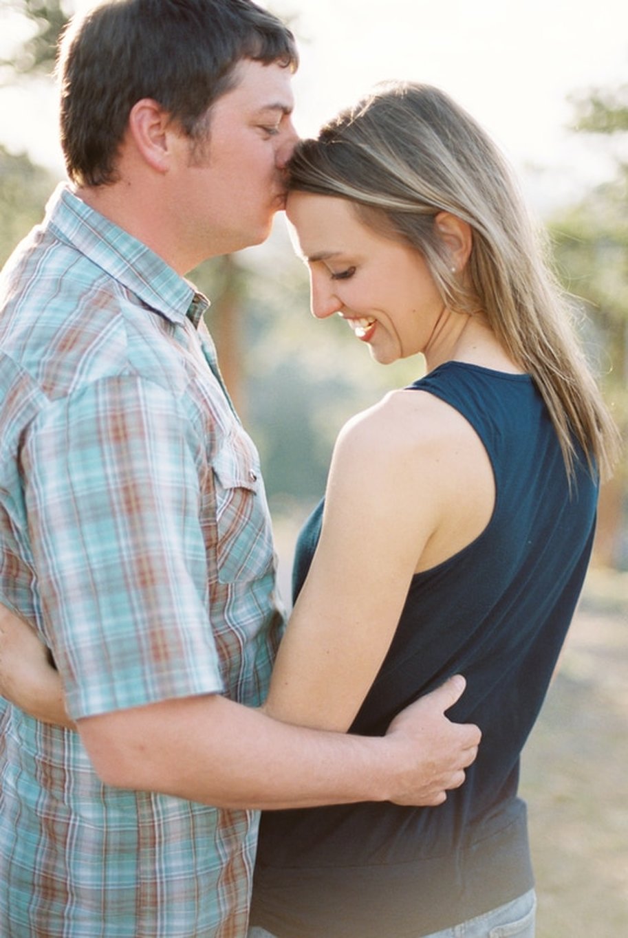 Sun Drenched Mountain Engagement Session